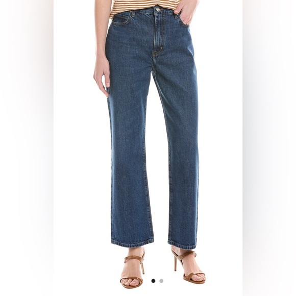 Frame Denim Denim - Frame Denim Le Jane Kirk Ankle High-Rise Straight Jean | size: 26 |